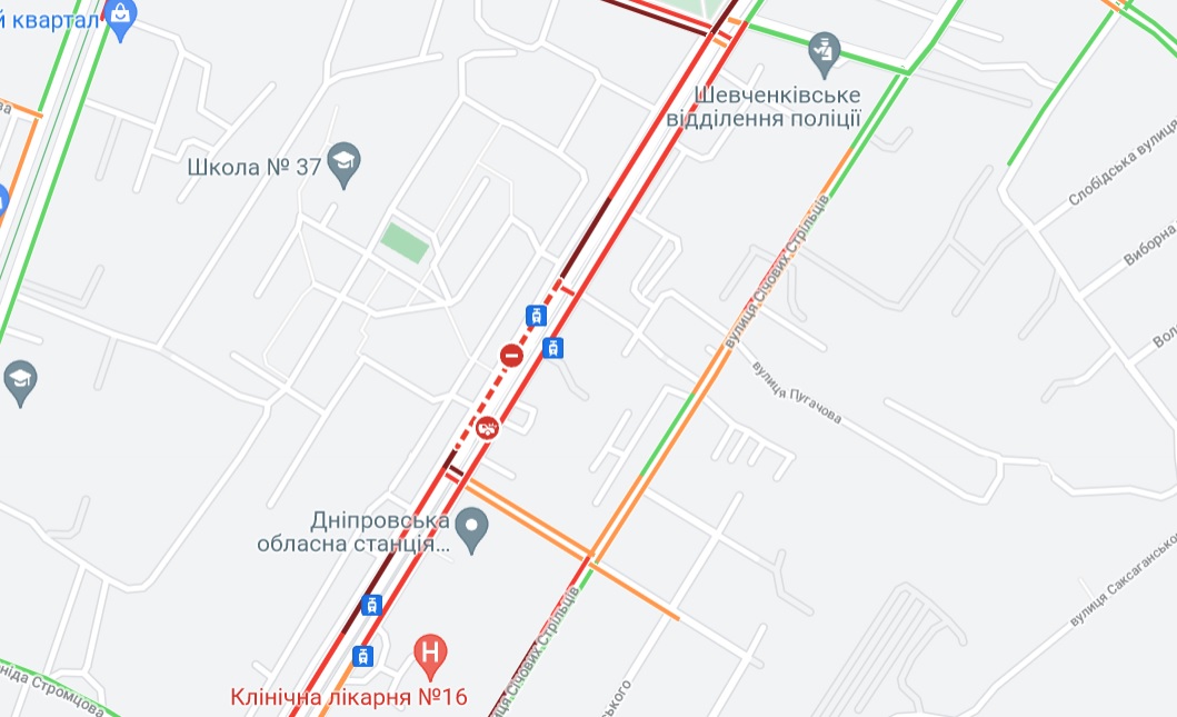 Движение перекрыто - фото: google.com