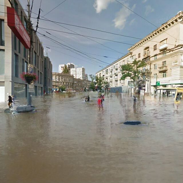 Потоп - фото: thisclimatedoesnotexist.com