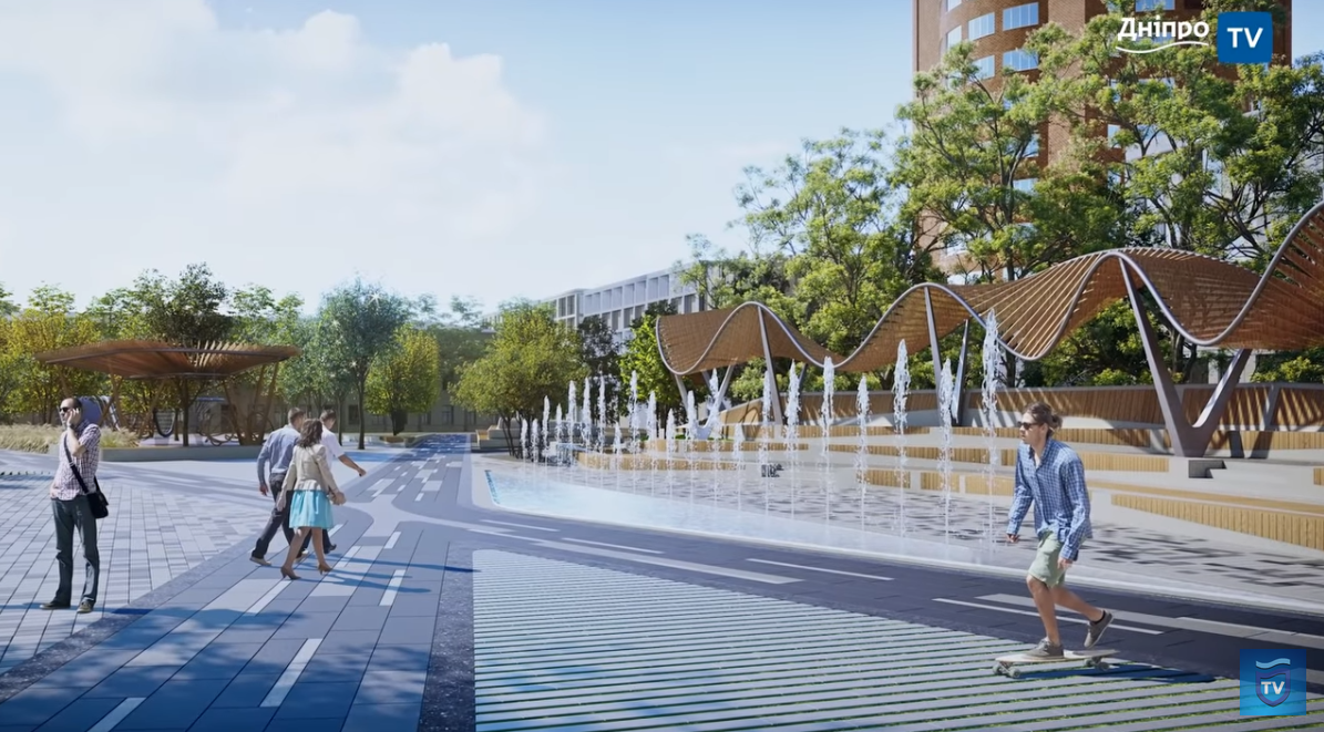 Так будет выглядеть площадь Успенская - фото: dnipro.tv