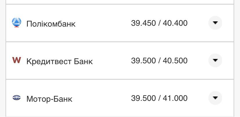 Курс євро у банках 6 серпня.