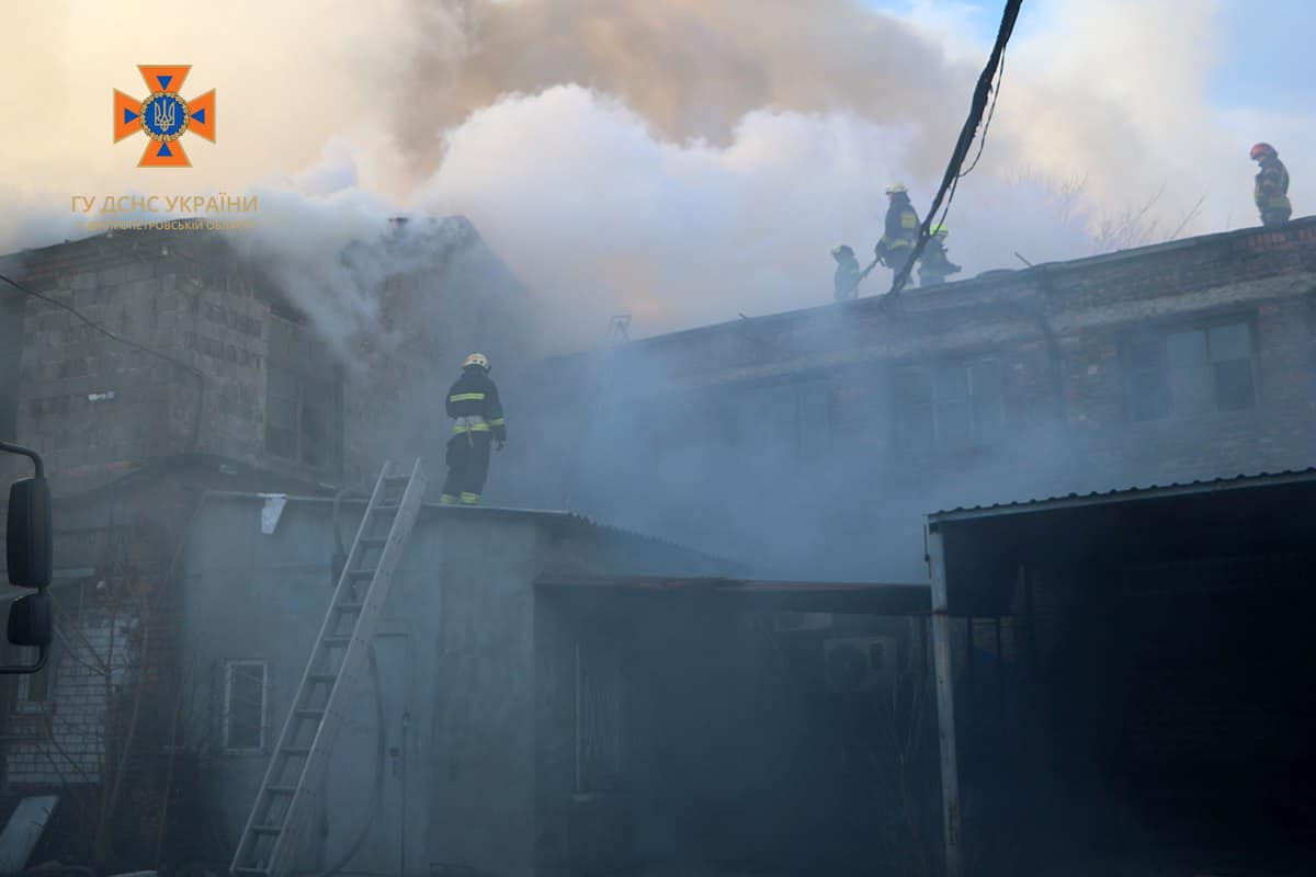 3 грудня у центрі Дніпра сталася масштабна пожежа