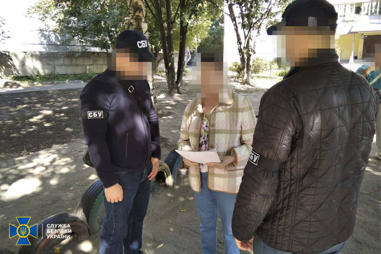 В Днепре СБУ разоблачила сотрудничавшую с РФ женщину