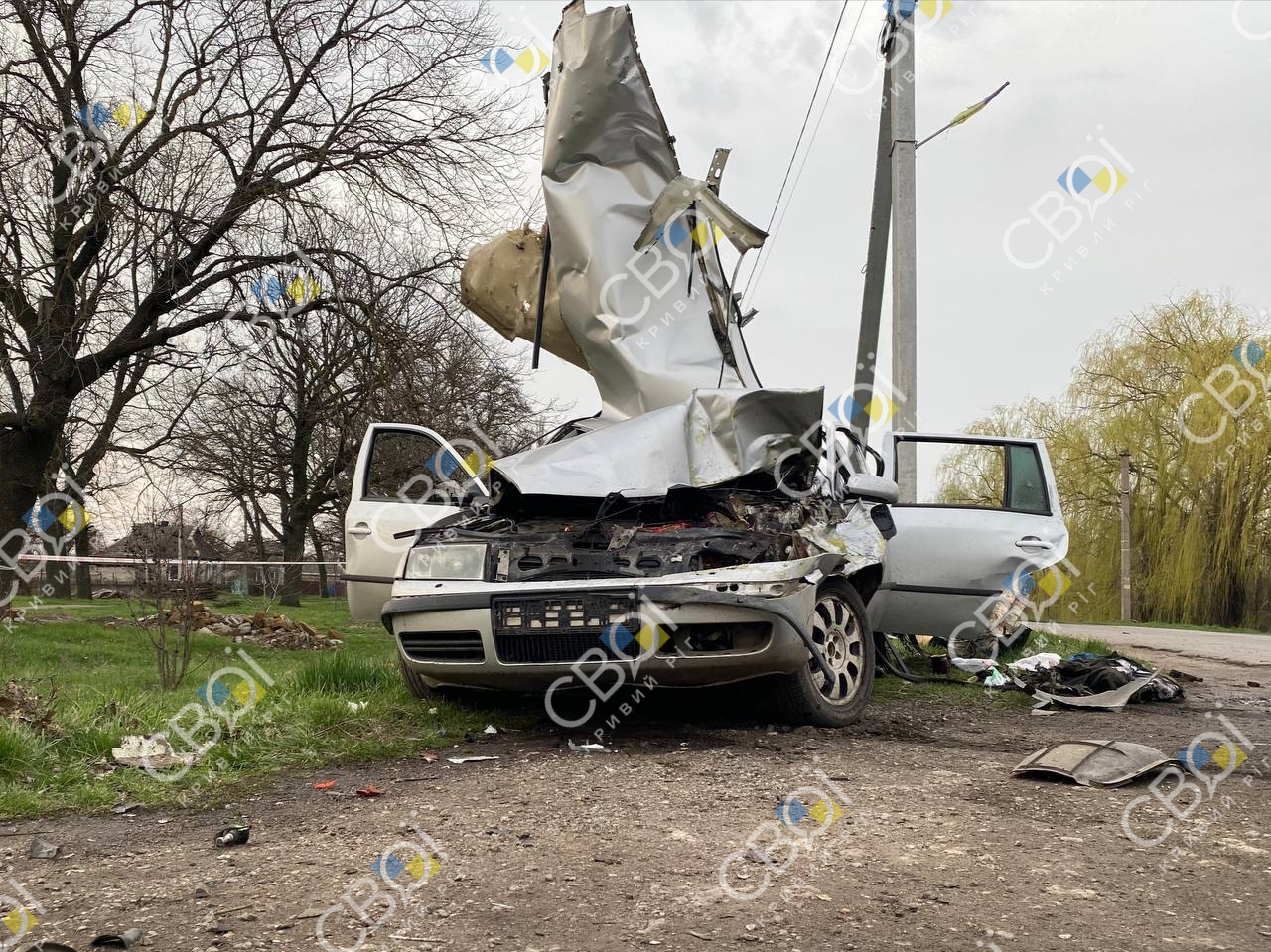 Відомо, що постраждав волонтер, який був всередині авто