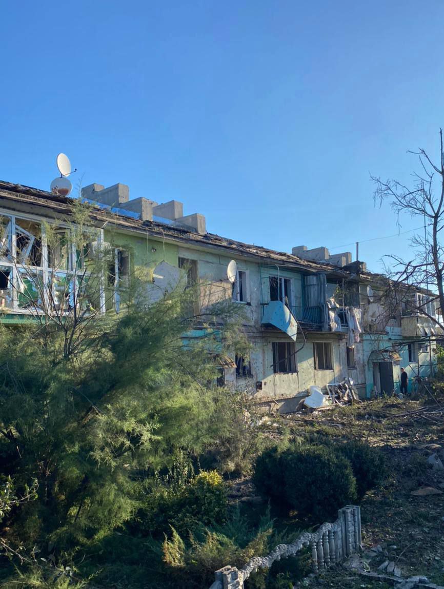 Масштабные разрушения построек