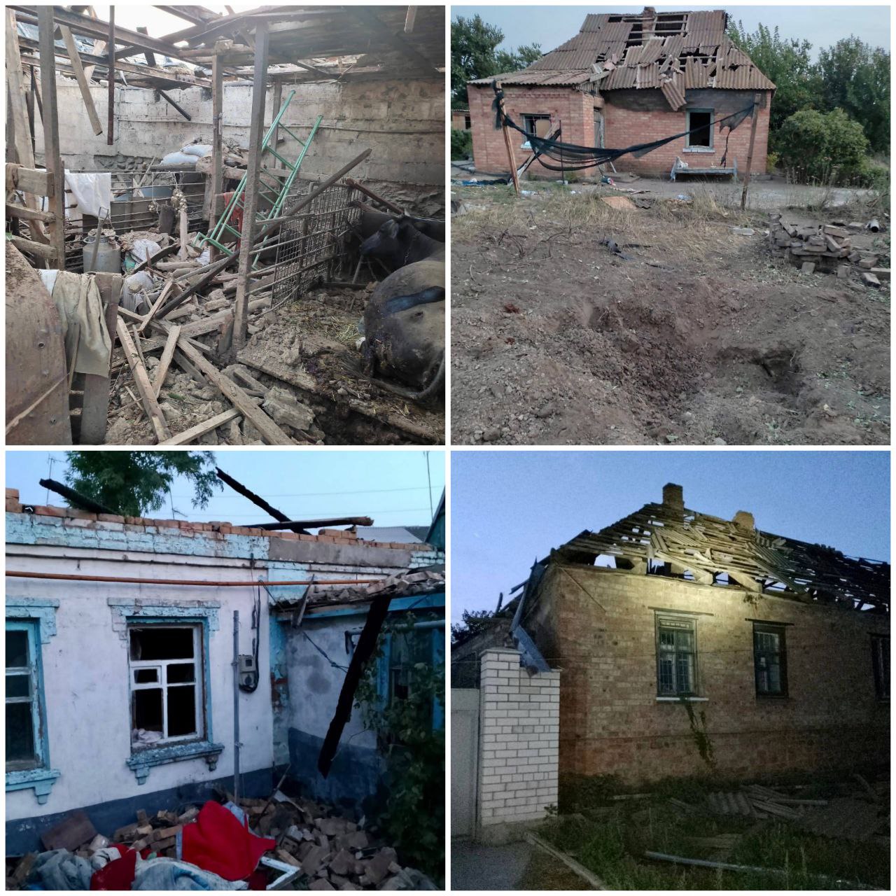 Ворог обстріляв два райони Дніпропетровської області