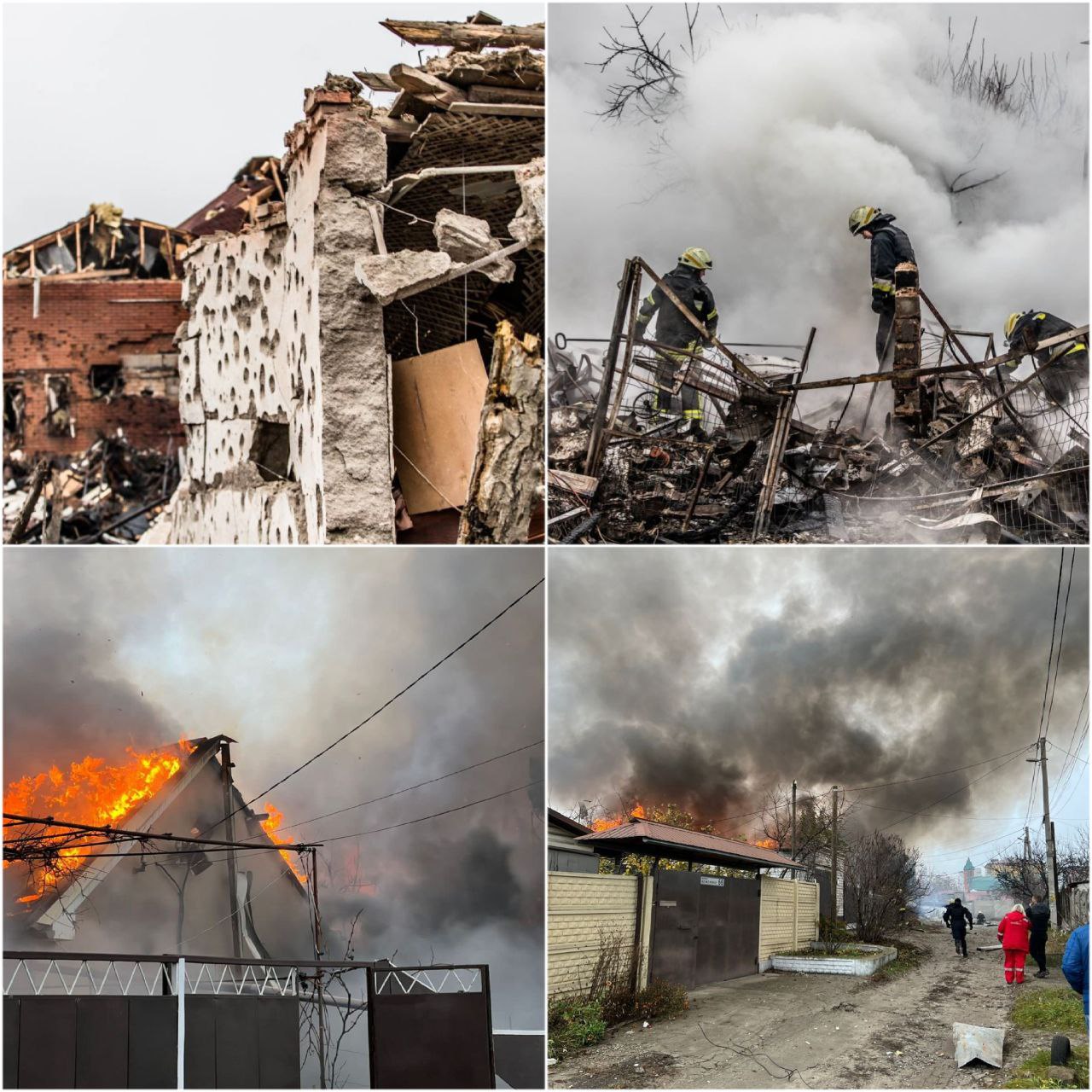 Зеленський показав фото наслідків після ракетного удару по Дніпру