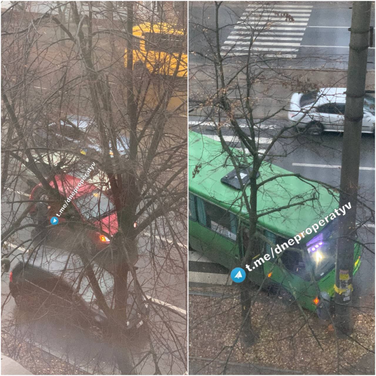 У Дніпрі аварії через негоду