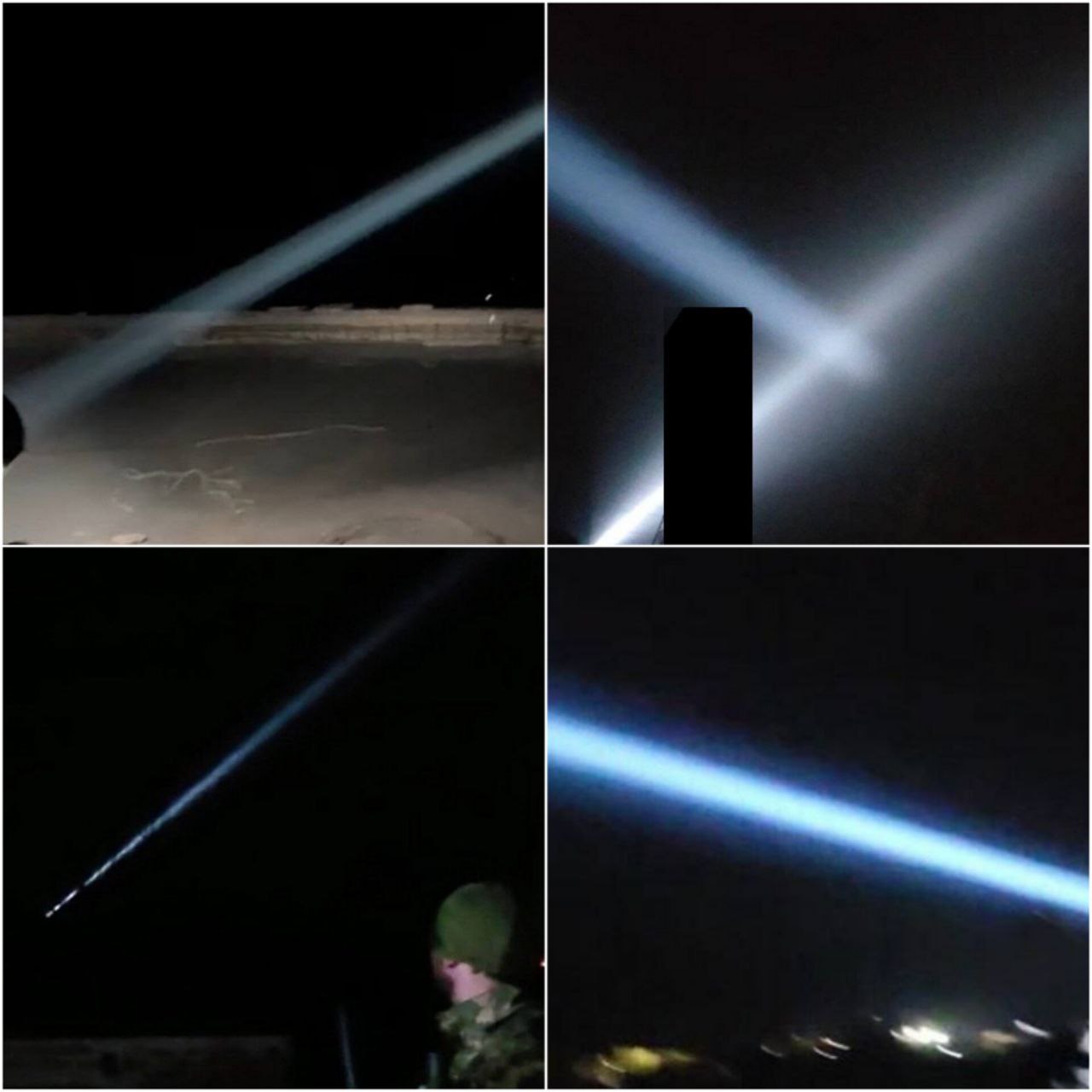 У Кривому Розі з'явилися прожектори