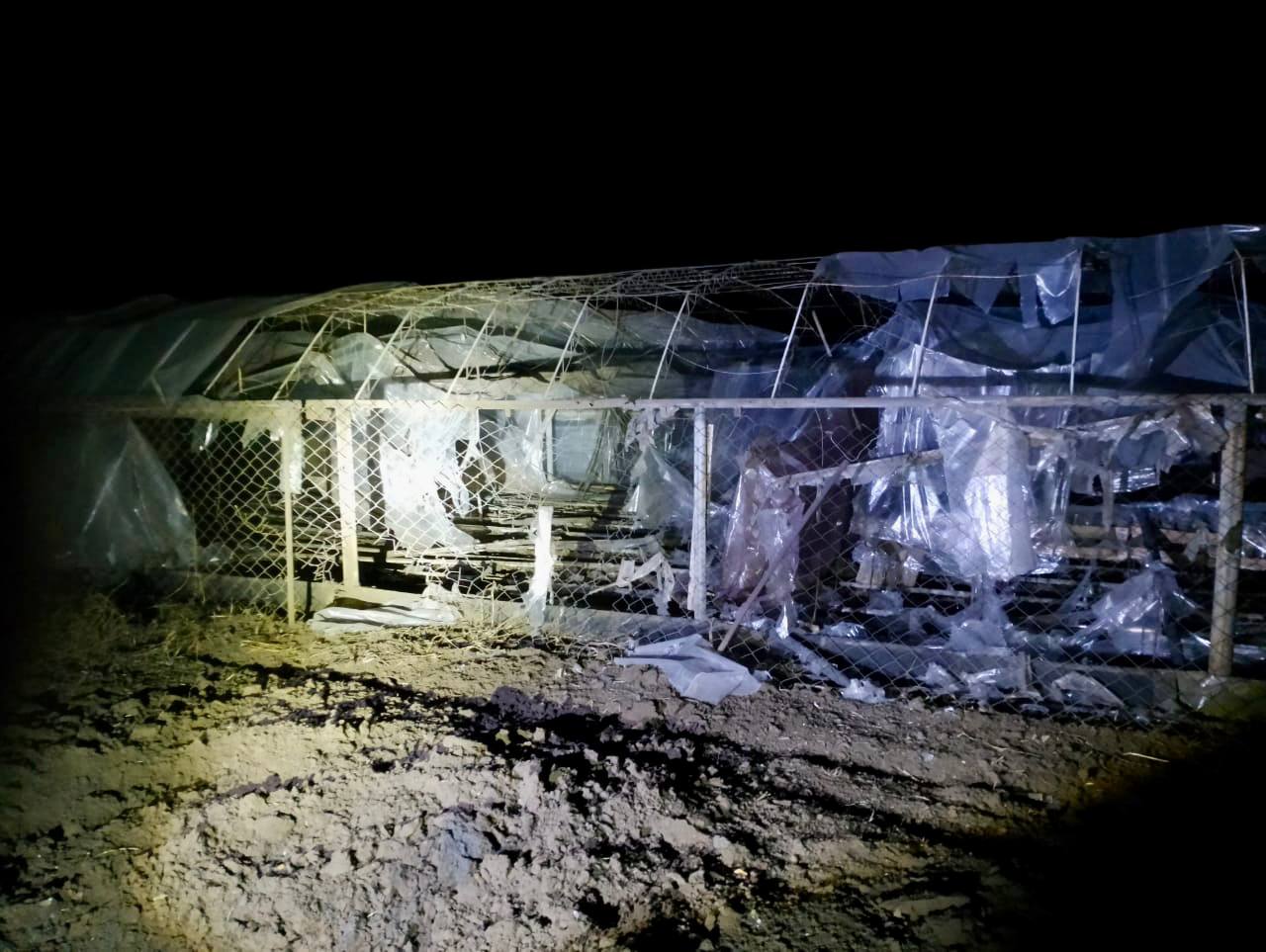 В результате обстрела повреждены дома