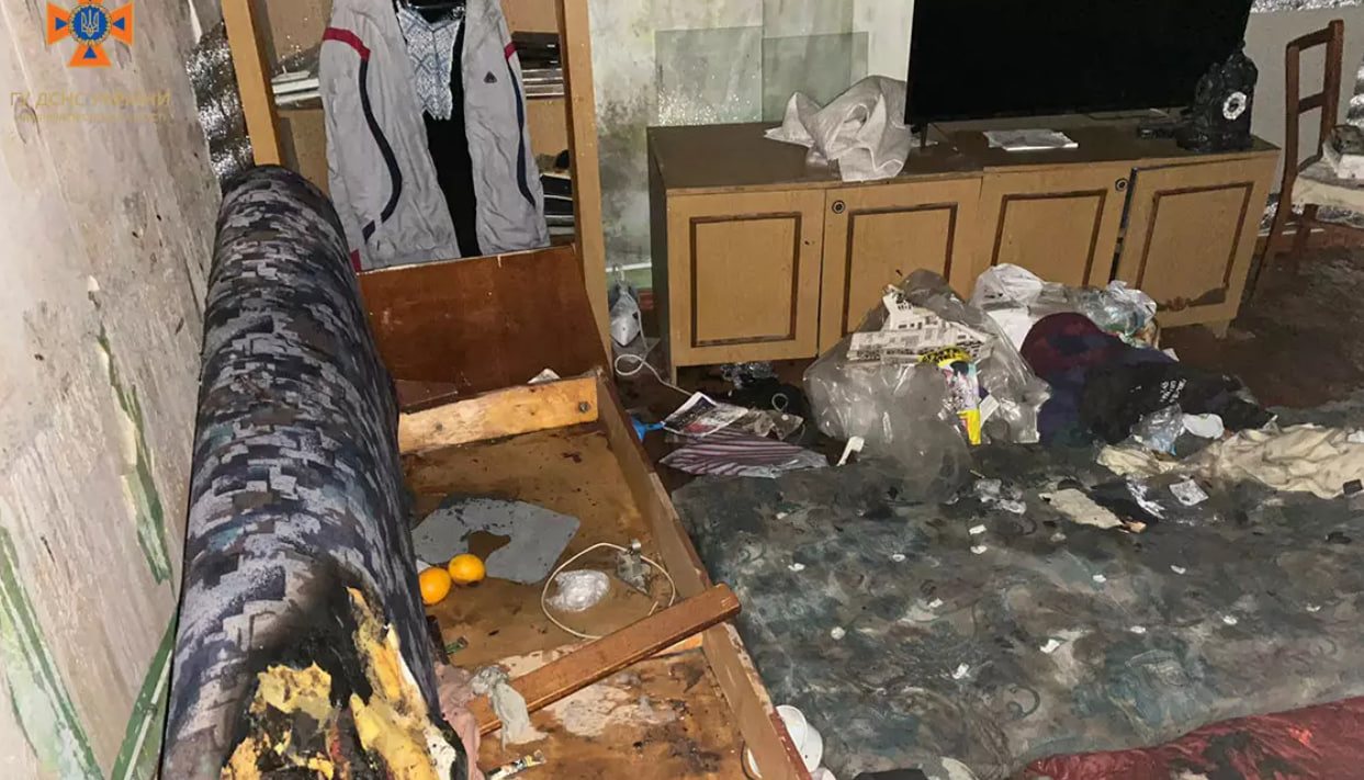 В Каменском горела квартира