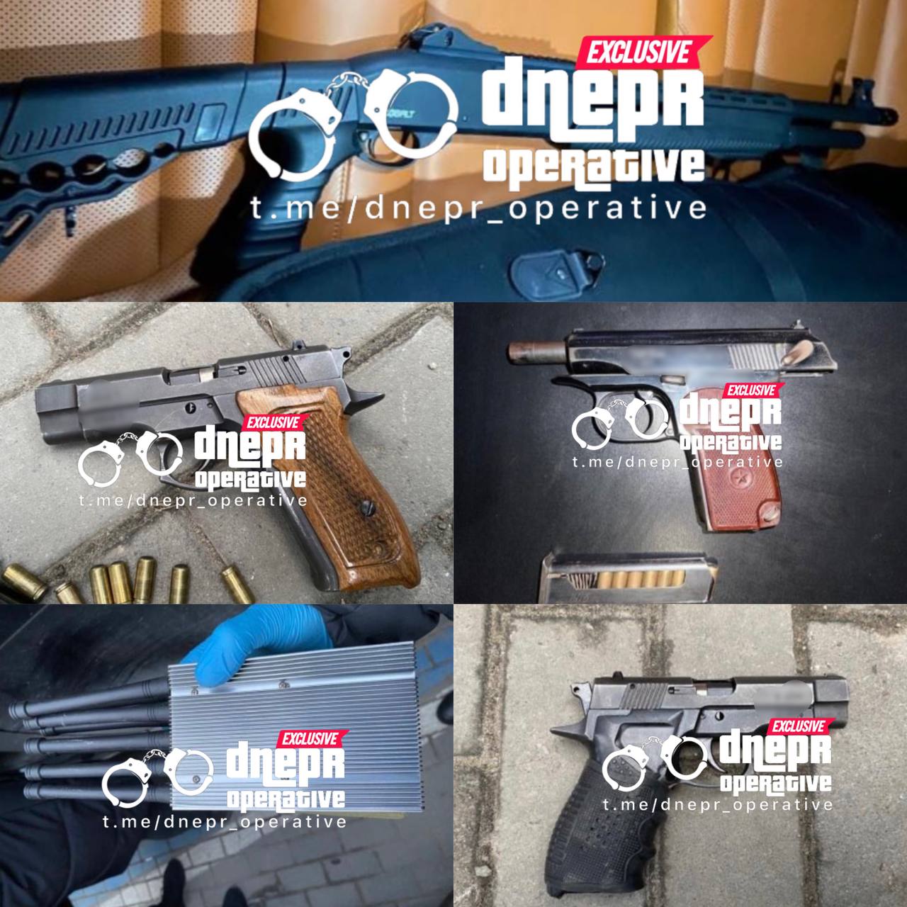 У злочинців вилучено багато зброї