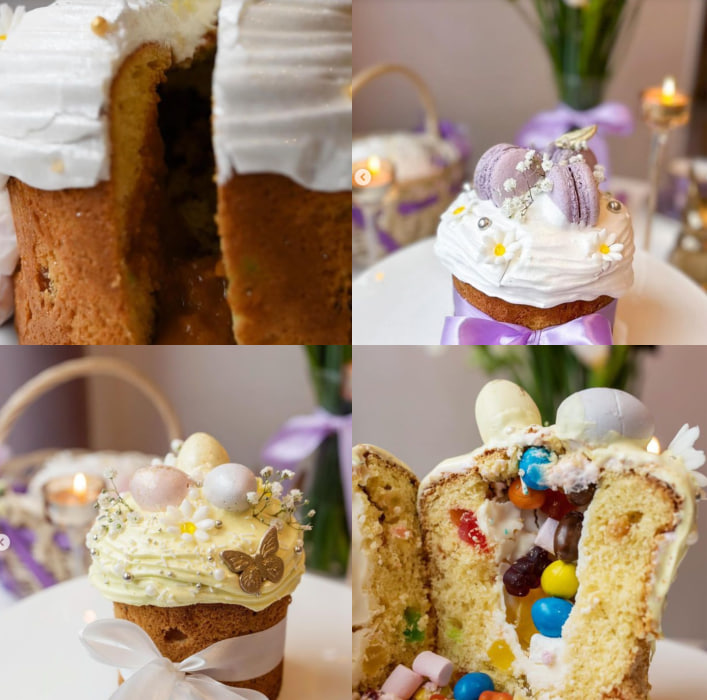 Пасхальная коллекция куличей от Lila Cake