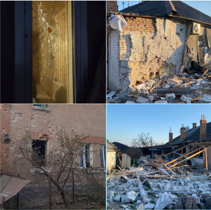 Враг обстрелял Никопольский район - фото: t.me/dnipropetrovskaODA
