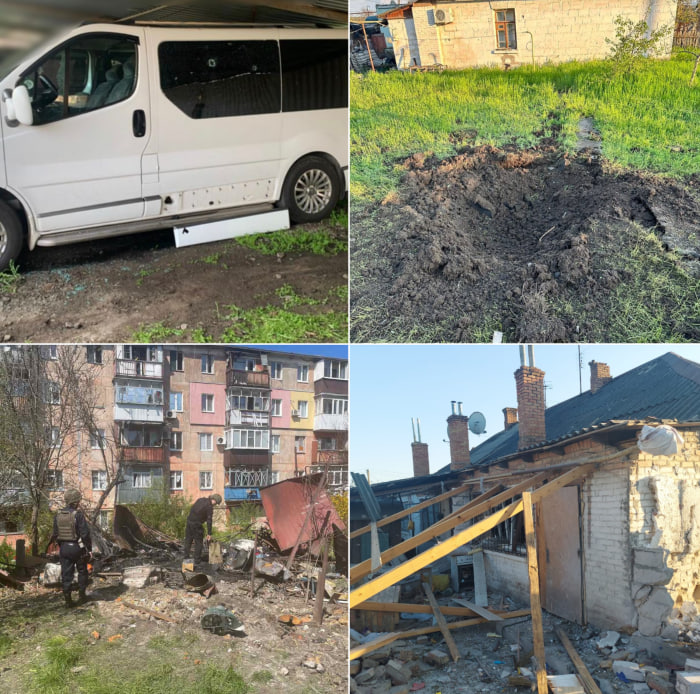 У поліції показали наслідки російських обстрілів