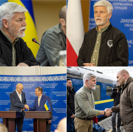 В Днепр приехал Президент Чехии