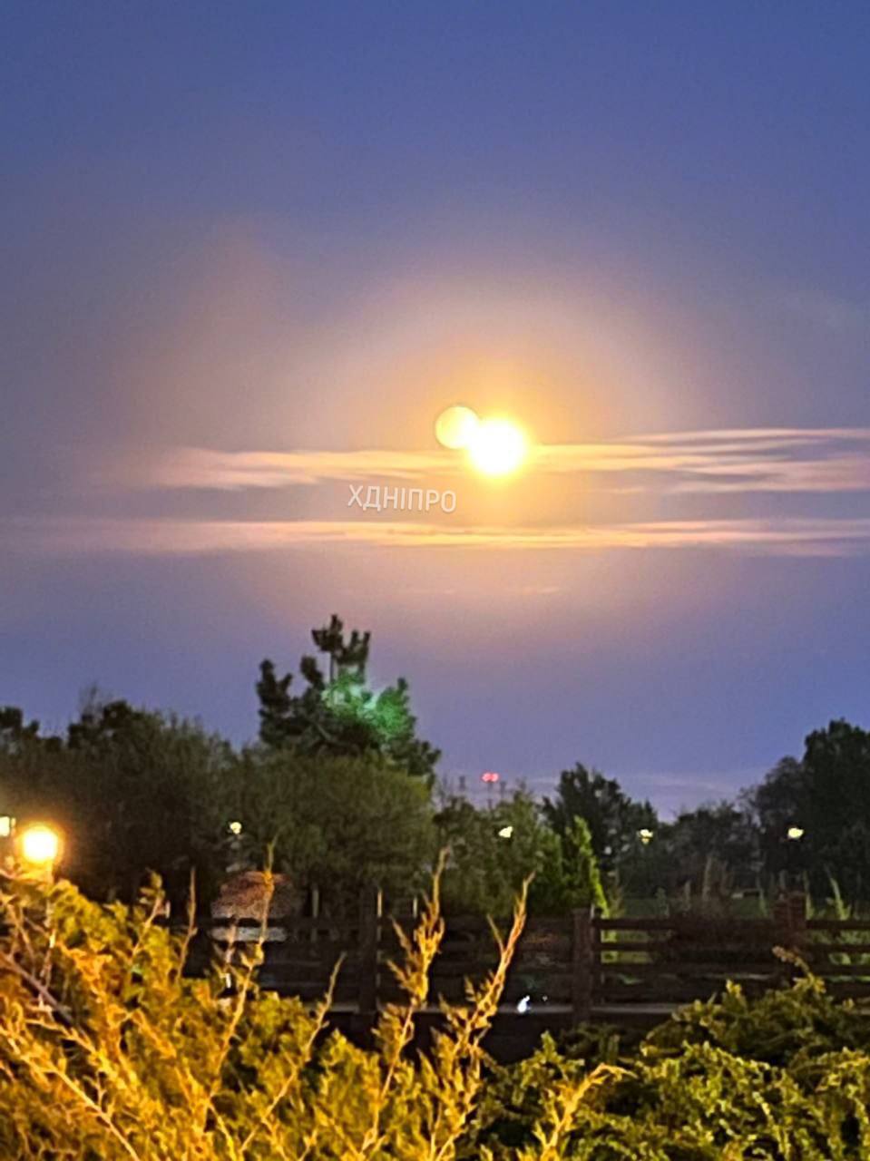 У Дніпрі помітили рідкісне місячне затемнення