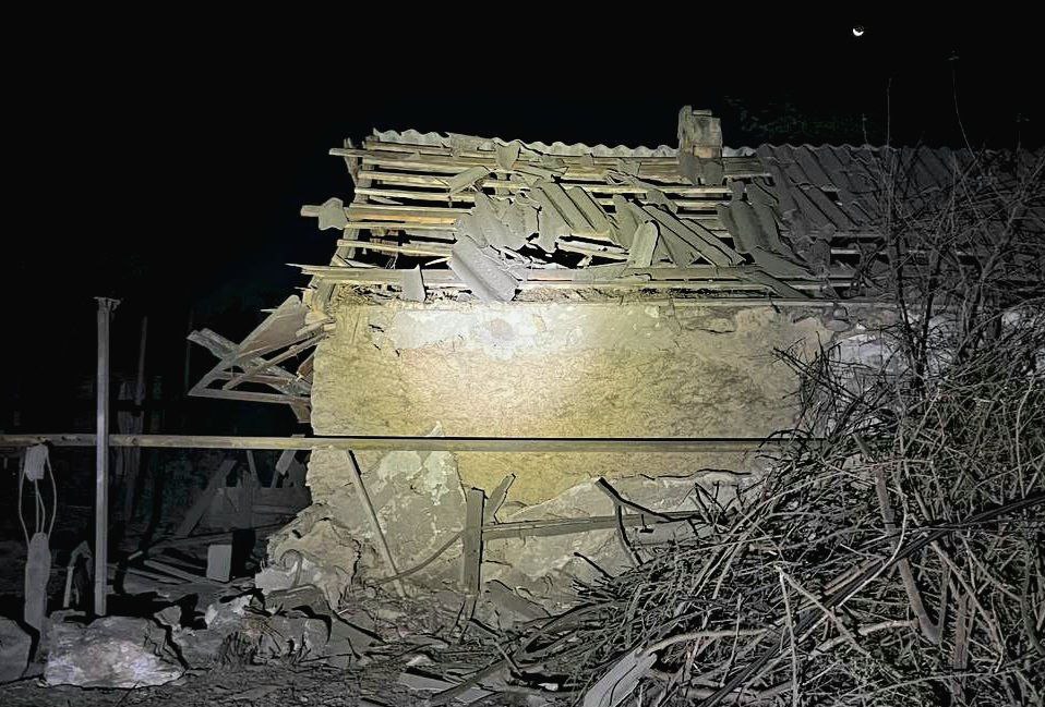 Вражеская атака в Днепропетровской области -