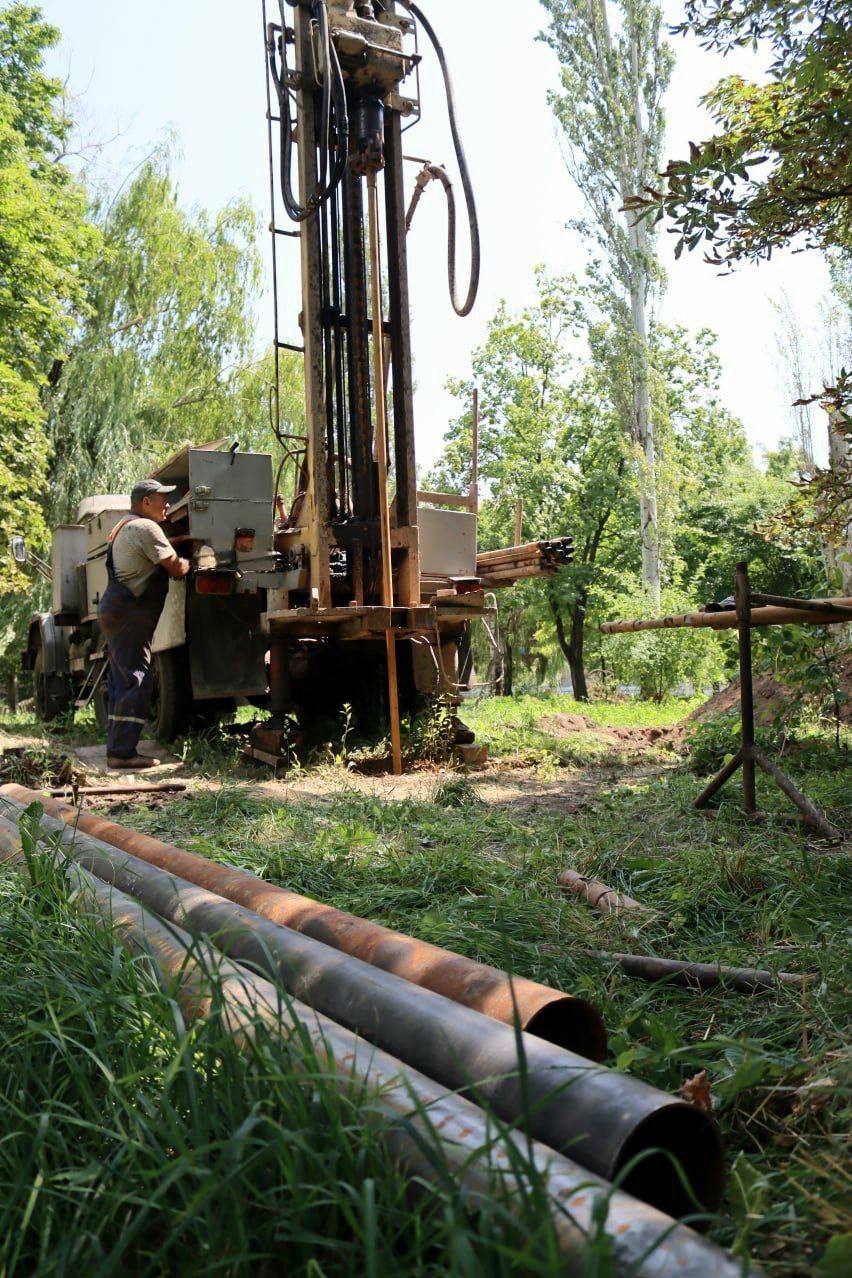 У Нікопольському районі триває будівництво водогону -