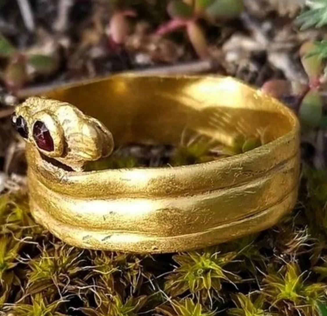 В Днепропетровской области нашли золотое кольцо времен Римской империи - || фото: t.me/metaldetecting_ru