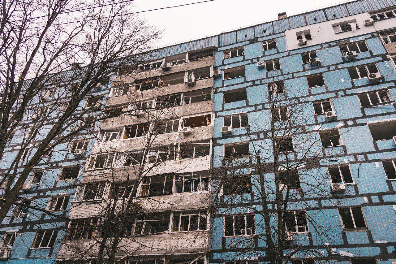 Ракетний удар по Дніпру 29 грудня: вибито щонайменше 2500 вікон - || фото: t.me/dnipropetrovskaODA