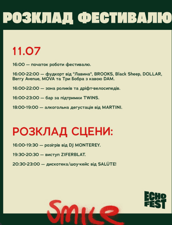 Куди піти на вихідні: у Дніпрі пройде фестиваль ECHO FEST фото 1