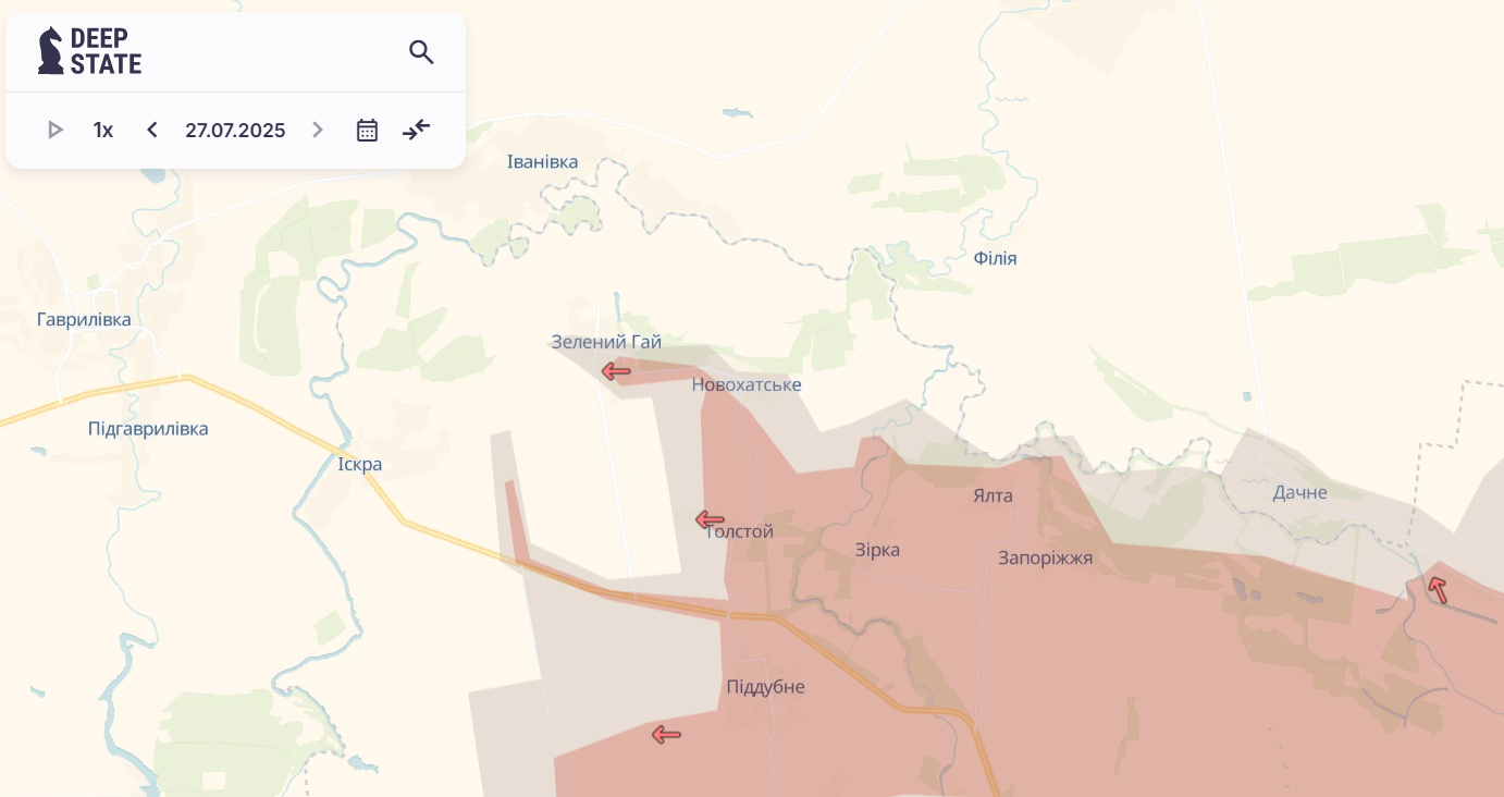 Серая зона появилась в Днепропетровской области на картах DeepState: что говорят в Силах обороны фото 1