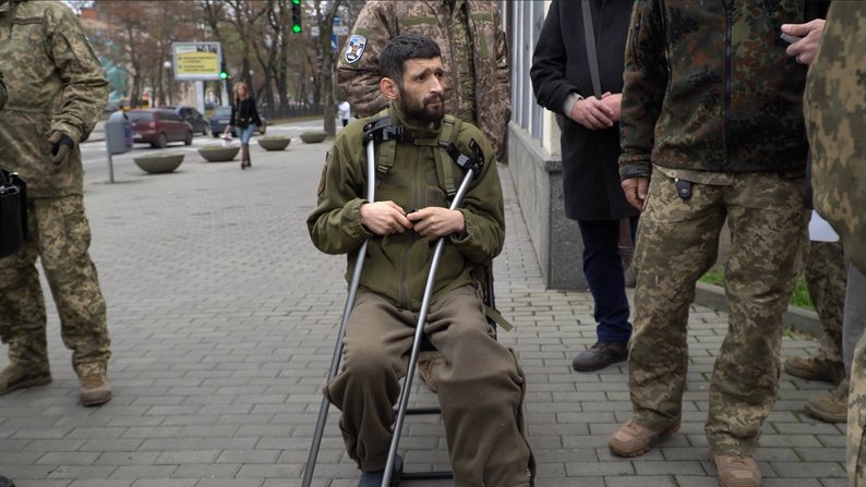 Боєць на позивний Одеса.