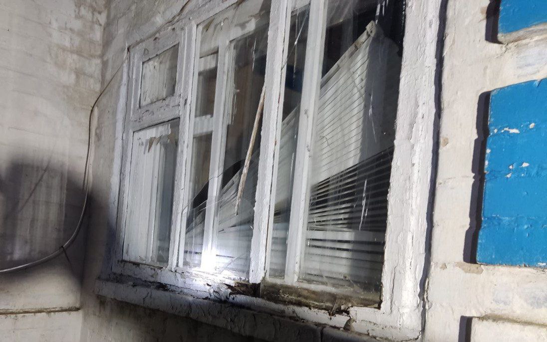 Пошкоджений будинок у Дніпропетровській області.