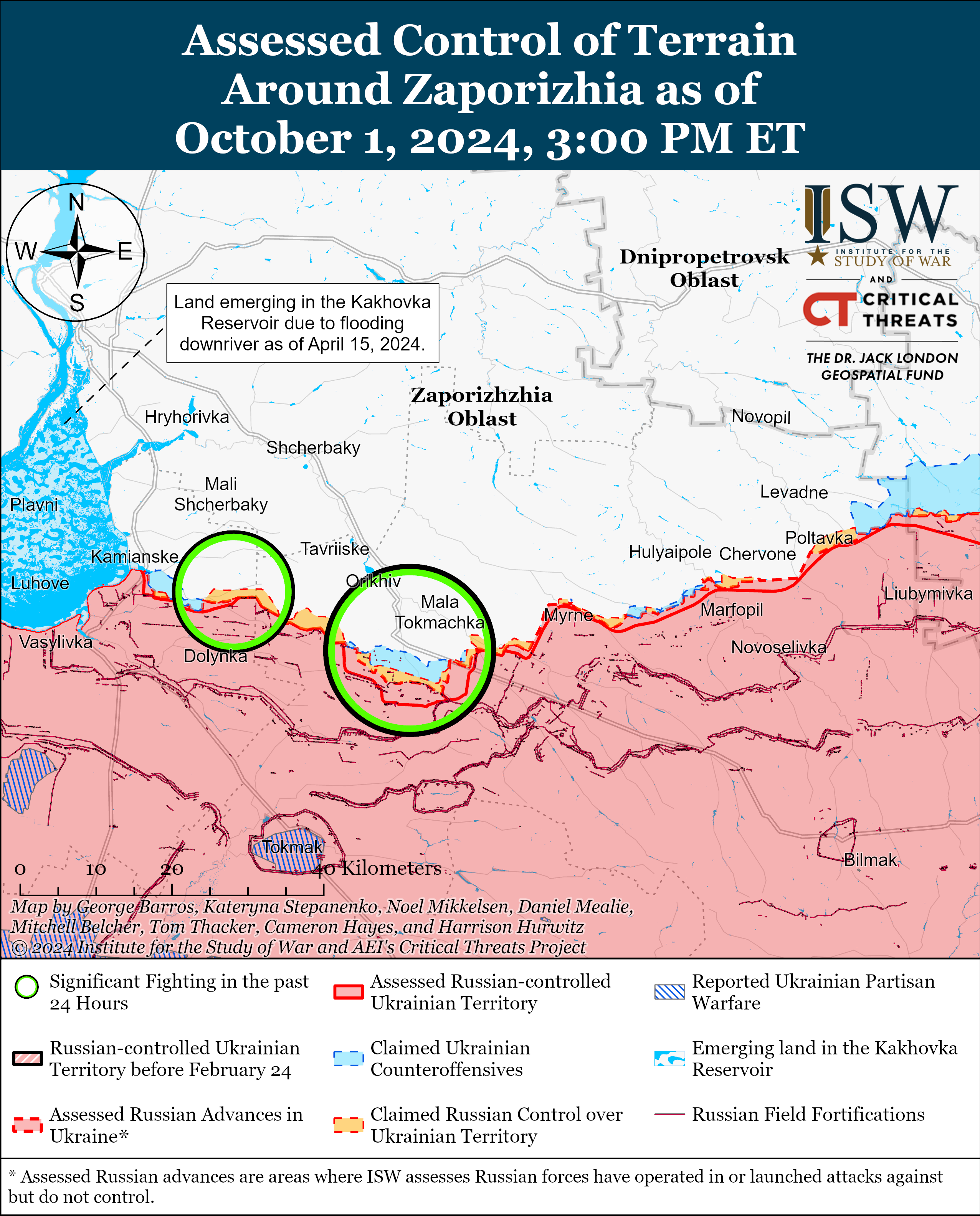 Карта бойових дій. Фото: understandingwar.org