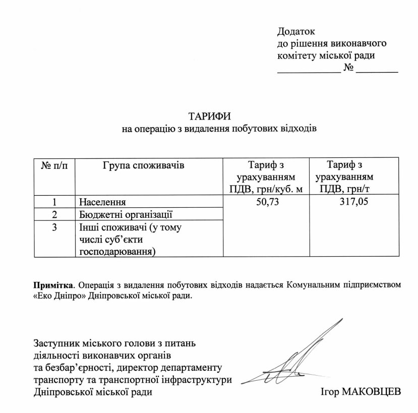 Скриншот: dniprorada.gov.ua