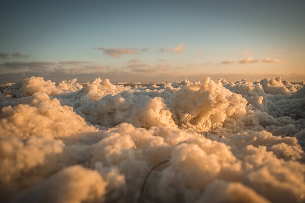 Завораживающее зрелище: как выглядит замершее побережье Бердянска (фото) фото 2
