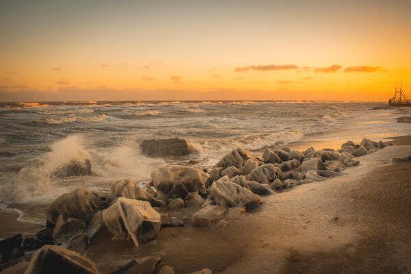 Завораживающее зрелище: как выглядит замершее побережье Бердянска (фото) фото 5