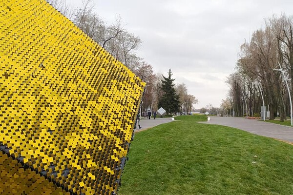 Отодрали пайетки: в парке Писаржевского изуродовали новые кубы фото 3